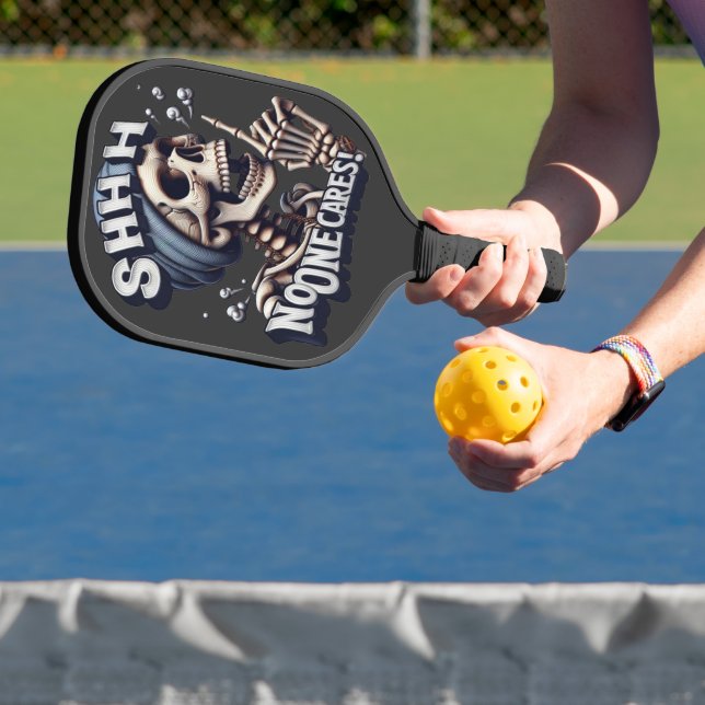 Silent Skeleton: Unveiling the Mysterious Bandanna Pickleball Paddle (Insitu)