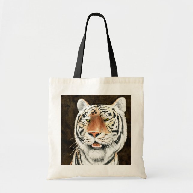 Silent Stalker - Tiger Tote Bag (Front)