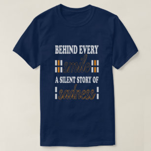 silent story of sadness Basic Dark T-Shirt