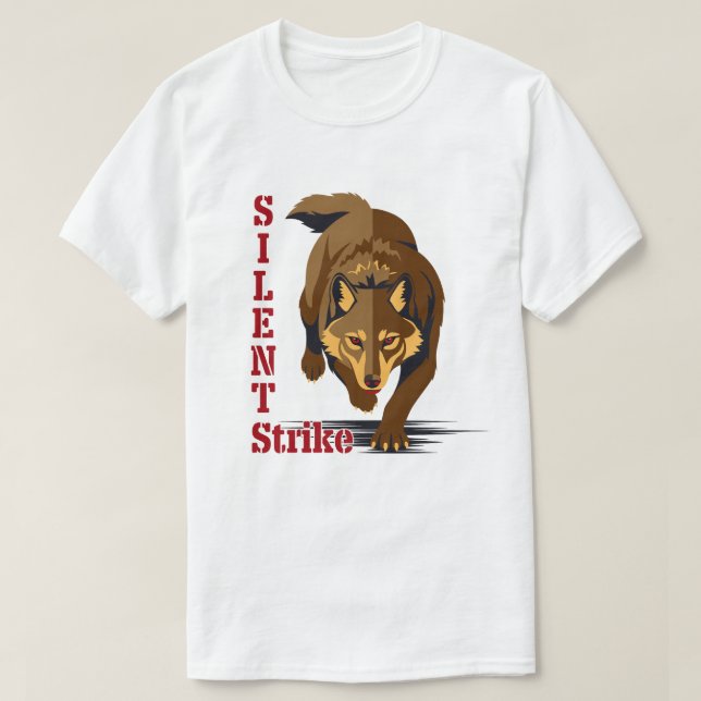 Silent Strike – Wolf Precision Power Tee (Design Front)