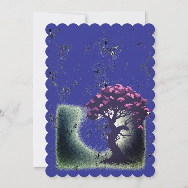 Silent Summer Night Invite (Front)