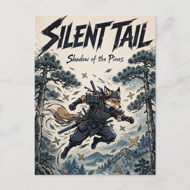 Silent Tail Holiday Postcard (Front)
