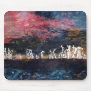 "Silent Thunder" Abstract Design Mousepad