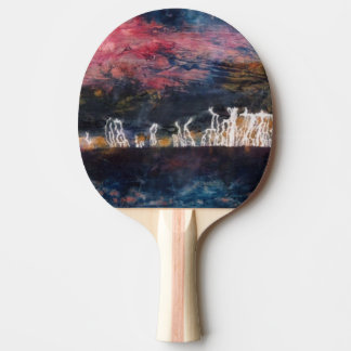 "Silent Thunder" Abstract Design Ping Pong Paddle