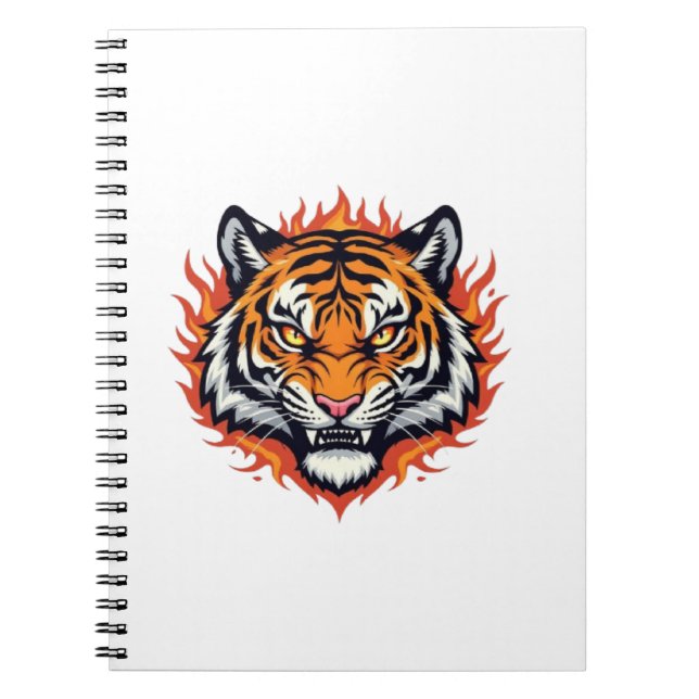 Silent Tiger – Precision and Power Notebook (Front)