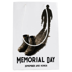Silent Valour – Memorial Day Tribute Soldier Shado Medium Gift Bag