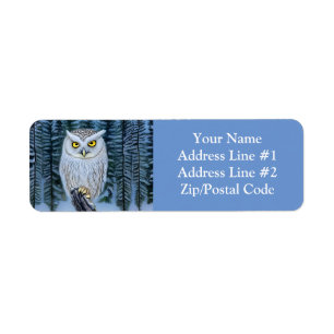 Silent Watch - Northern Winter Woods Grey Owl