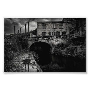 Silent Waters, Rising Smoke Photo Print