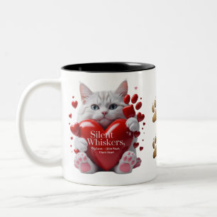 Silent Whiskers Cat Mug – Big Love, Little Paws,