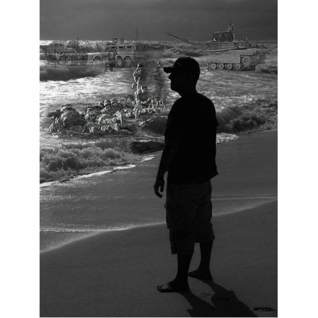 Silent Wounds Standing Photo Sculpture (Front)