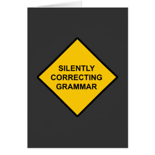 Silently Correcting Grammar