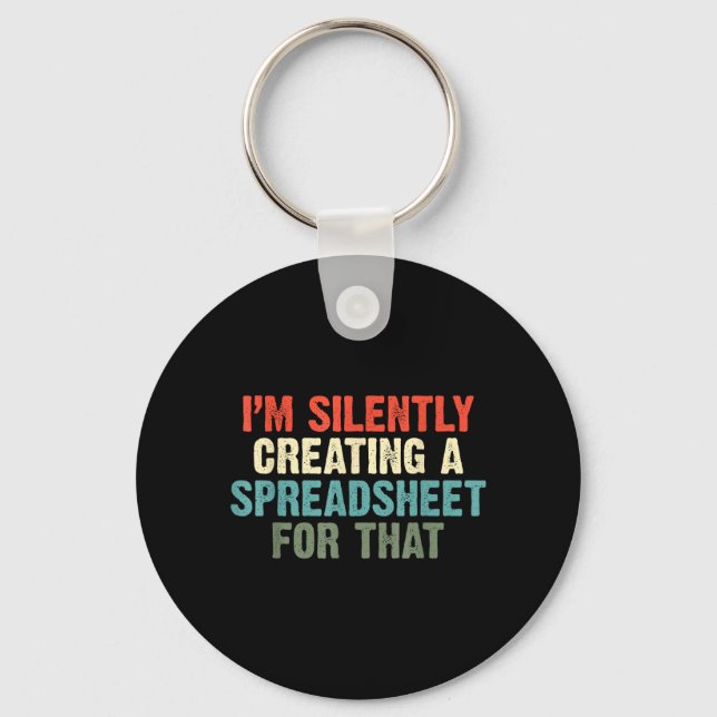 Silently Creating A Spreadsheet For That Office Key Ring (Front)