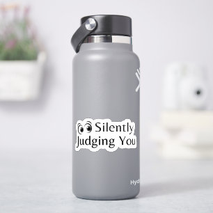 Silently Judging You Text Design