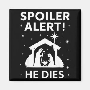 Siler Christmas Nativity Scene Funny Christian Slo Magnet