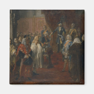 Silesian homage scene, 1855 magnet