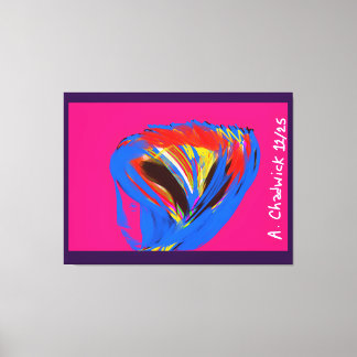 Silhouette and Colors Canvas Print