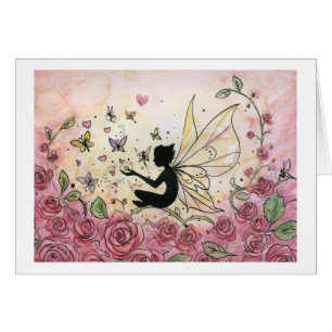Silhouette and Roses