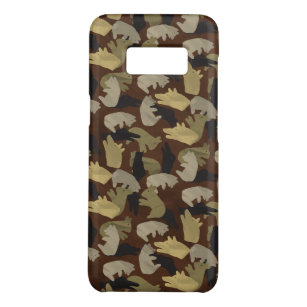 Silhouette Animal Camouflage Brown Case-Mate Samsung Galaxy S8 Case