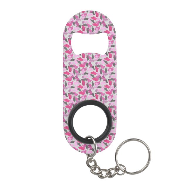 Silhouette Animal Camouflage Pink (Back)