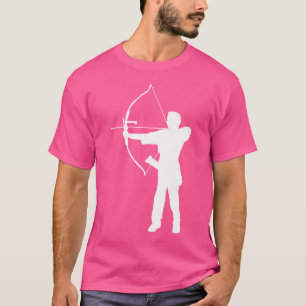 Silhouette Archery Archer Player Bow And Arrow Sho T-Shirt