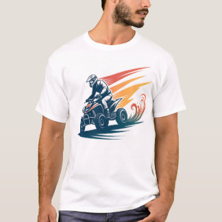 Silhouette ATV Design for Merchandise T-Shirt