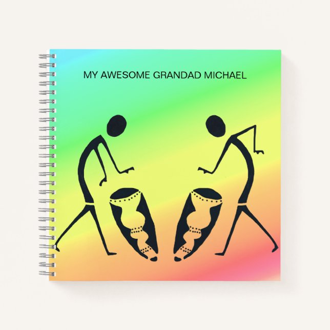 Silhouette Awesome Celebration of Colours Notebook (Front)