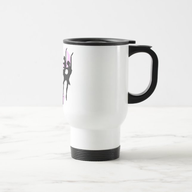 Silhouette Ballet T-shirts and Gifts Travel Mug (Right)
