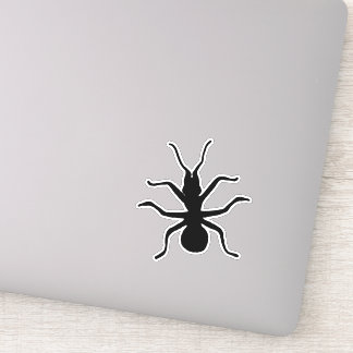 Silhouette Big Black Crawling Ant Insect