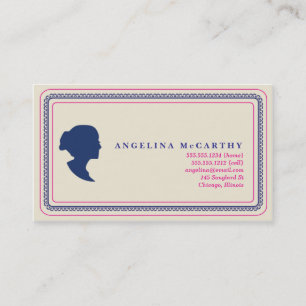 silhouette calling card