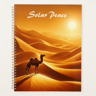 Silhouette camel sunny Egypt hot middle east Planner