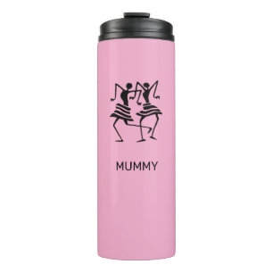 Silhouette Celebration Dance Mumm Pink Thermal Tumbler