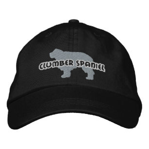 Silhouette Clumber Spaniel Embroidered Hat