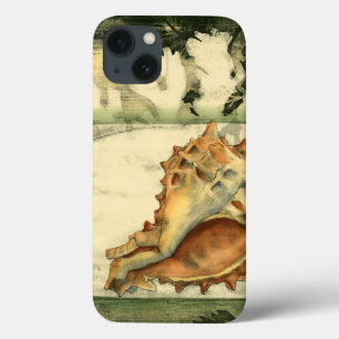 Silhouette Conch Shell iPhone 13 Case