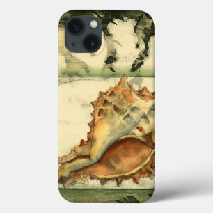 Silhouette Conch Shell iPhone 13 Case