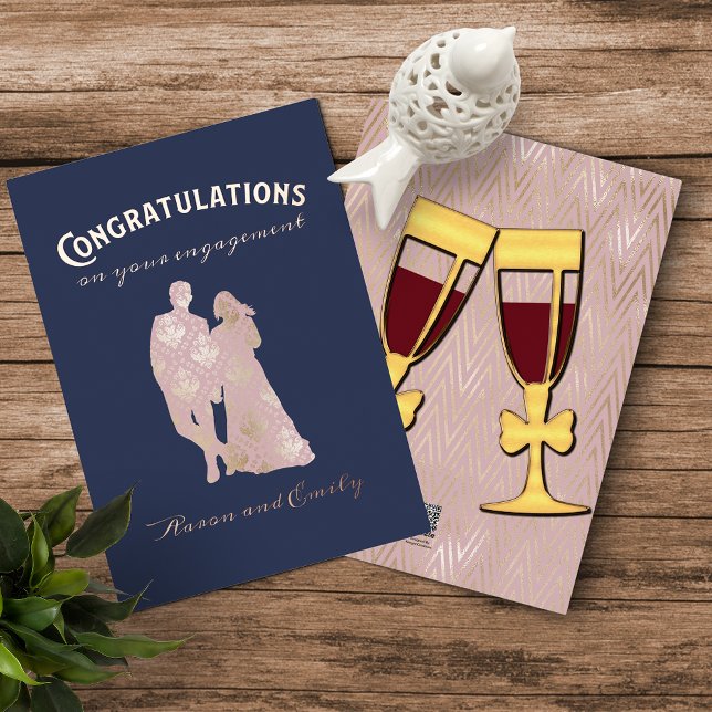 Silhouette Couple Engagement Congratulations (Creator Uploaded)