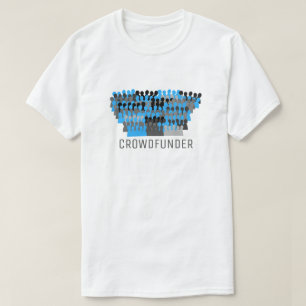 Silhouette Crowd Design, Crowdfunder, Crowdfunding T-Shirt