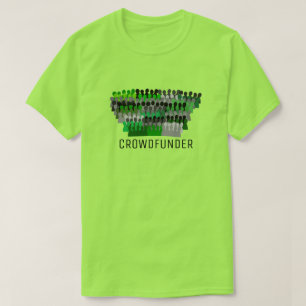 Silhouette Crowd Design, Crowdfunder, Crowdfunding T-Shirt