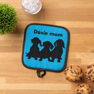 Silhouette Dachshunds Pot Holder