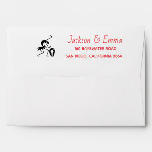 Silhouette Dancer Envelope