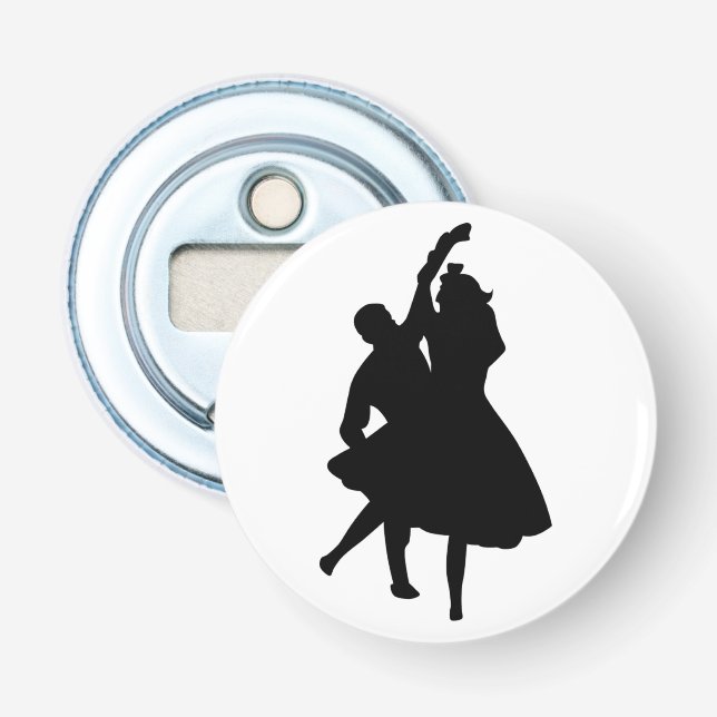 SILHOUETTE DANCERS BOTTLE OPENER (Front)
