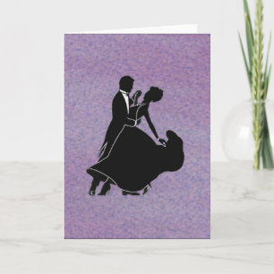 Silhouette Dancers Card