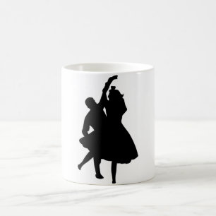 SILHOUETTE DANCERS COFFEE MUG