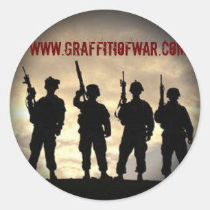 Silhouette Fade to Black Round Stickers