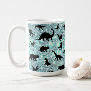 silhouette fish shark whale gradient galaxy space coffee mug