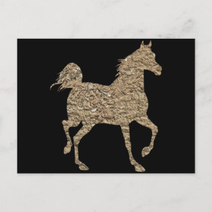 silhouette horse postcards