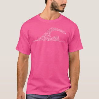 Silhouette Icon Swimmer Swimming T-Shirt