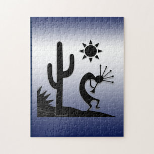 Silhouette Kokopelli Jigsaw Puzzle