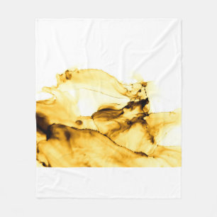Silhouette landscape of coconut tree ,tropical sun fleece blanket