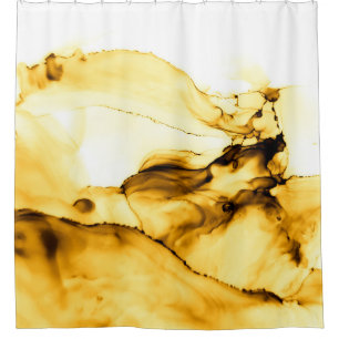 Silhouette landscape of coconut tree ,tropical sun shower curtain
