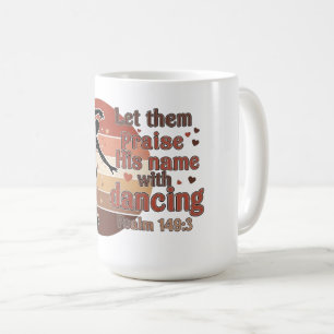 Silhouette of a dancer - Psalm based design Coffee Mug